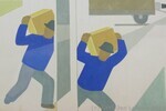 Wandschildering Berlagelyceum Amsterdam
              <br/>
              Gert-Jan Lobbes, 2016